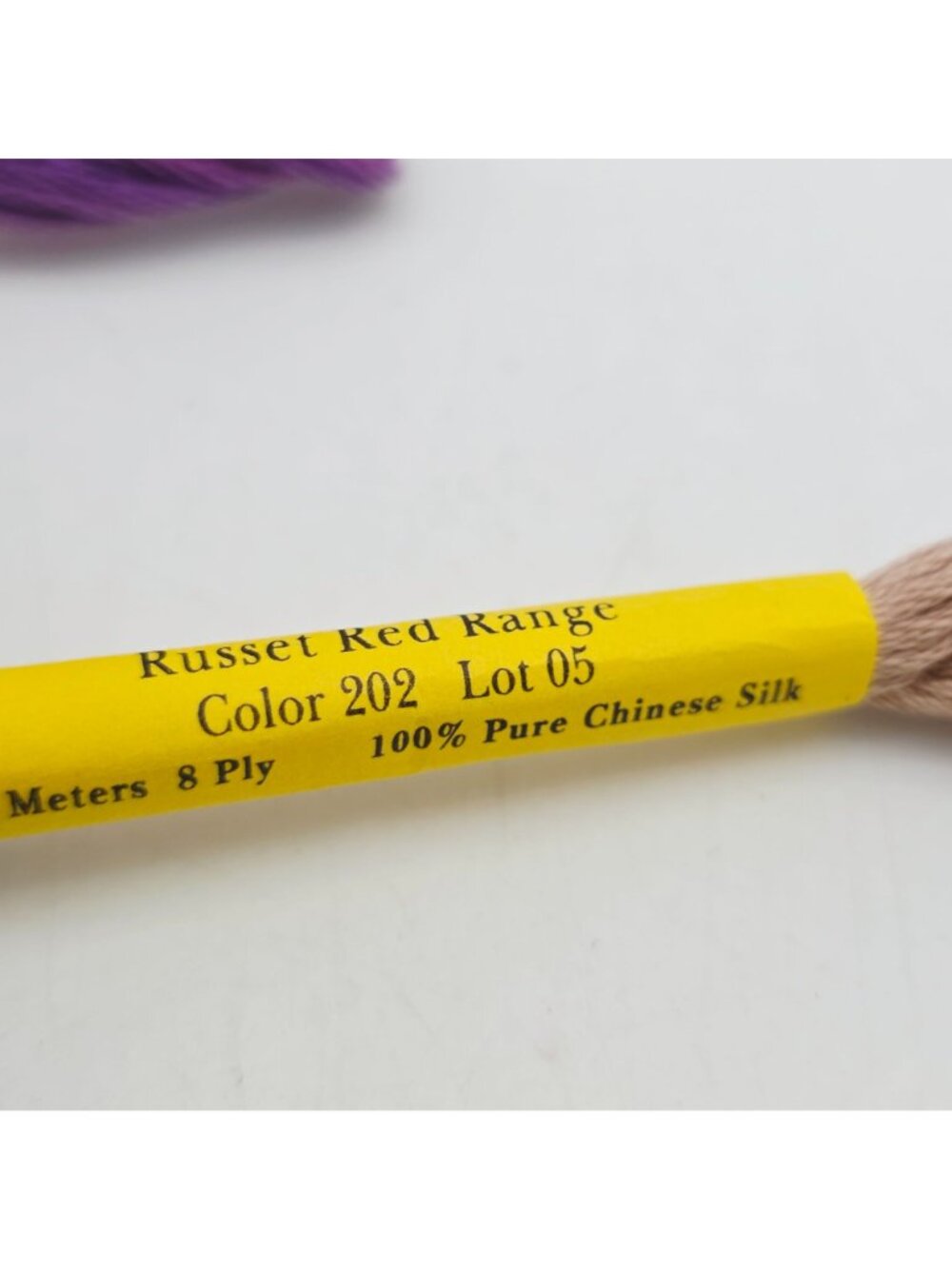 Embroidery Craft Floss Chinese Silk Thread Lot of 7 Needlepoint Silk & L'atelier - Picture 5 of 10